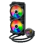 Система жидкостного охлаждения XPG Levante X 240, черный 120мм алюминий+медь 2000rpm 18.17db 4-pin 250W