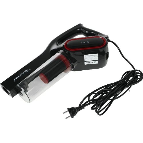 Пылесос вертикальный Deerma DX700 Pro черный, питание от сети, 210 Вт, уборка сухая, пылесборник 0.8 л