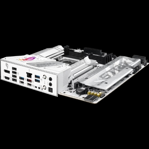 Материнская плата ASUS ROG STRIX B860-G GAMING WIFI, LGA 1851, Intel B860, 4xDDR5, 4xSATA, 4xM.2, 1xPCIe 5.0 x16, 1xDP, 1xHDMI, 1xThunderbolt 4, 1x 2.5Gb LAN, 1xUSB-C 20Gbps, 1xUSB-A 10Gbps, 3xUSB-A 5Gbps, 4xUSB-A 2.0, 2x3.5 мм, 7.1, mATX