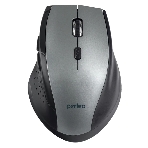 Мышь беспроводная Perfeo DAILY серый металлик, 1600 dpi, радиоканал, USB, кнопки - 6