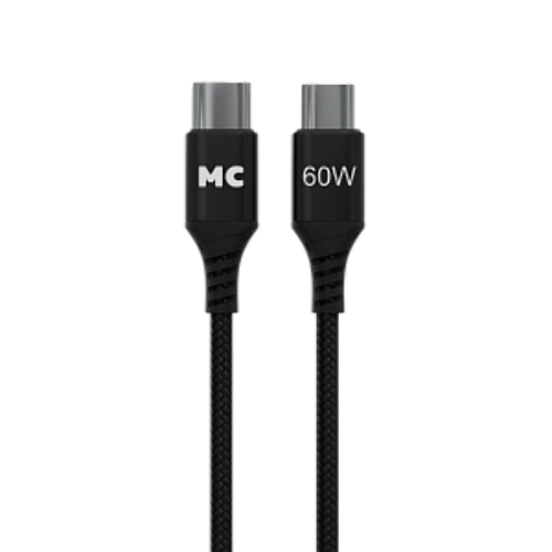Кабель MORE CHOICE (4620202554093) K69aa 2м USB 3.0A PD 60W для Type-C Type-C- 2м, черный