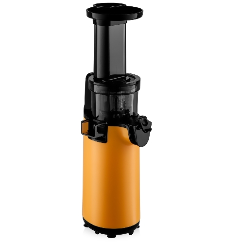 Соковыжималка BRAYER 1706BR-YE жёлтый, шнековая вертикальная, 130 Вт, 600 мл, электронное, реверс