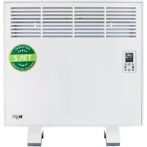 Конвектор электрический IVIGO EPK-Pro Wi-Fi EPK4550P07, белый, 750 Вт, 8 м2, с терморегулятором, Wi-Fi