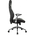 Кресло Бюрократ Zen/Black черный, кожа