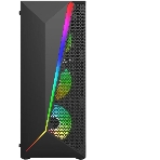 Компьютерный корпус Bloody BD-CC106F черный без БП ATX 4x120мм 1xUSB 2.0 1xUSB 3.0 audio bott PSU