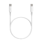 Кабель Maxvi MC-A20 white Type-C - Type-C, 2A ток макс. нагрузки 2А, макс. напряжение 5V, длина кабеля 1м, материал PVC, белый