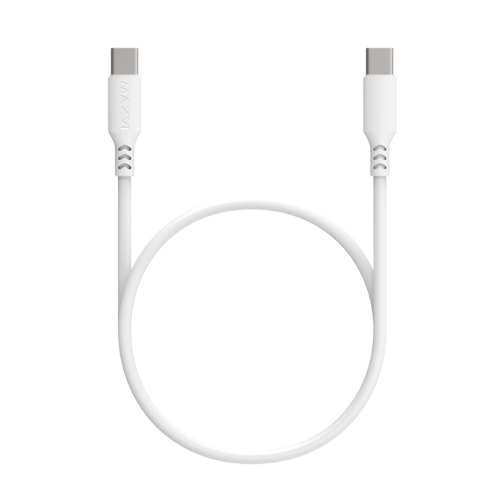 Кабель Maxvi MC-A20 white Type-C - Type-C, 2A ток макс. нагрузки 2А, макс. напряжение 5V, длина кабеля 1м, материал PVC, белый