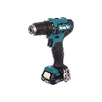Дрель-шуруповерт Makita DF333DWAE, 12 В, 2 Ач, 30 Нм, щеточный