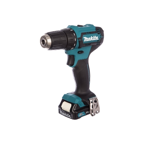 Дрель-шуруповерт Makita DF333DWAE, 12 В, 2 Ач, 30 Нм, щеточный
