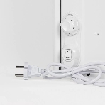 Конвектор электрический Ensto FinnHeat MINI EPHBMM05PR белый, 500 Вт, 8 м2, механический термостат