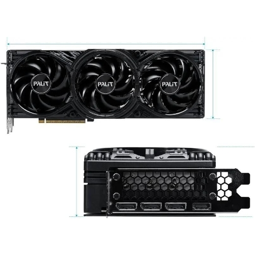 Видеокарта Palit PA-RTX 5080 GAMINGPRO 16Gb GDDR7 256bit 3xDP HDMI 3FAN RTL