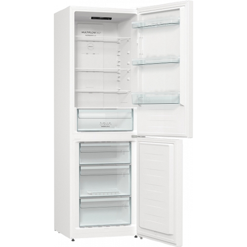 Холодильник Gorenje NRK619EEW4 белый двухкамерный 203/99л морозилка снизу, No Frost