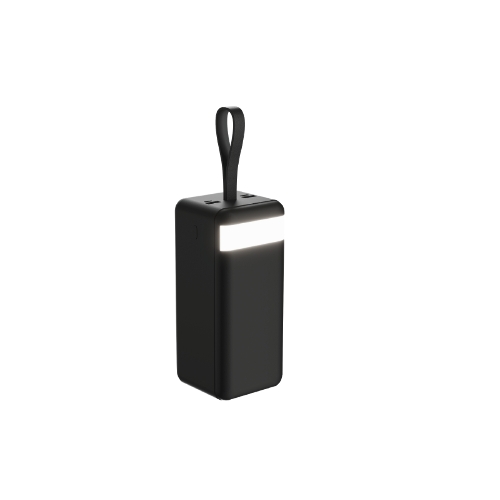 Портативный аккумулятор OLMIO M-50, 50000mAh, 22.5W, QuickCharge3.0/PowerDelivery, LCD, фонарик, черный