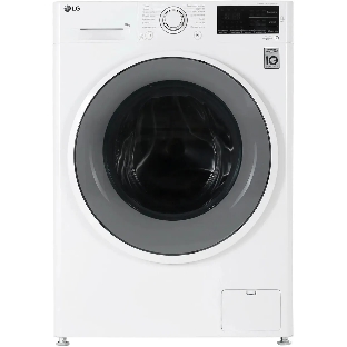 Стиральная машина LG F2J6TN0W 8кг, отжим: 1200об/мин, класс стирки: A, класс отжима: B, дисплей, защита от детей, белый