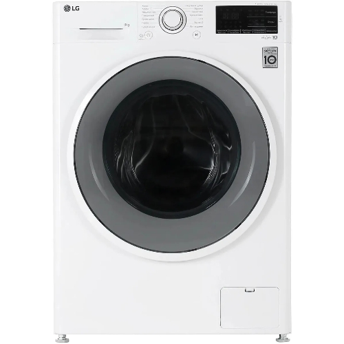 Стиральная машина LG F2J6TN0W 8кг, отжим: 1200об/мин, класс стирки: A, класс отжима: B, дисплей, защита от детей, белый