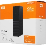 Внешний HDD Western Digital My Book WDBBGB0240HBK, 24Tb, USB 3.2 Gen 1 Type-A, 5400 rpm, черный
