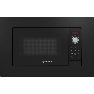 Встраиваемая микроволновая печь Bosch BFL623MB3 черный, 20 л, 800 Вт, переключатели - поворотный механизм/сенсор