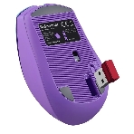 Мышь беспроводная Defender Mystery MM-301 фиолетовый, 1600 dpi, радиоканал, Bluetooth, USB, кнопки - 6