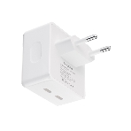 Сетевое зарядное устройство Maxvi CHL-604PD Type-C\Type-C 40W 6A (3A+3A) PD QC3.0, белый
