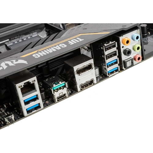 Материнская плата ASUS TUF GAMING B450-PLUS II, AM4, AMD B450, 4xDDR4, 6xSATA, 2xM.2, 1xPCIe 3.0 x16, 1xPCIe 2.0 x16, 3xPCIe x1, DisplayPort, HDMI, 1x1Gb LAN, USB Type-C, 5x3.5 мм, 7.1, ATX