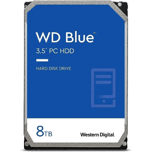 Жесткий диск WD SATA-III 8Tb WD80EAAZ Desktop Blue (5640rpm) 256Mb 3.5