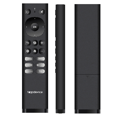 Телевизор TopDevice 50'' TDTV50CS08U_BK черный UHD Smart TV Салют