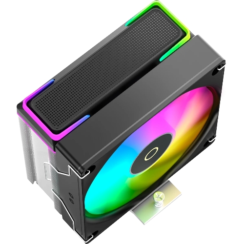Кулер для процессора Ocypus Delta A40 SE BK ARGB, 120мм ARGB FAN, Top ARGB Panel, 4 HEAT PIPES, 4-PIN PWM, 800-1800 RPM, 31DBA, HYDRO BEARING, LGA115X/1200/1700/18XX, AM4/AM5