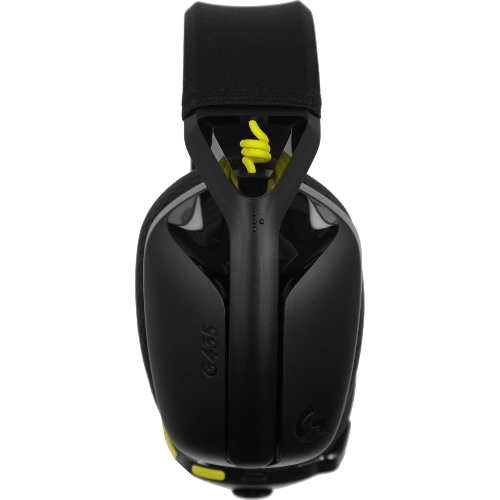 Гарнитура Logitech G435 чёрный/жёлтый, беспроводная, Bluetooth/USB, до 18 ч