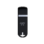 Флешка USB R/W Maxvi P3 64Gb USB 2.0 black, монолит с колпачком, ABS пластик
