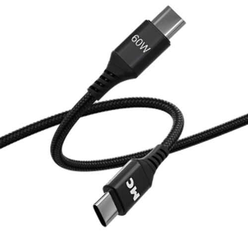Кабель MORE CHOICE (4620202554093) K69aa 2м USB 3.0A PD 60W для Type-C Type-C- 2м, черный