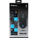 Мышь проводная Defender Draglen GM-907 черный, 7200 dpi, USB, кнопки - 6