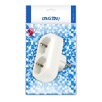 Разветвитель Smartbuy (SBE-16-A02-2z) 2 гнезда белый