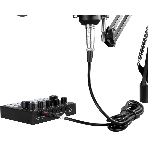 Микрофон проводной Оклик SM-600G 2.5м черный