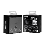 Розетка Kranz ROUND USB-A+Type-C 3А с функцией быстрой зарядки титан