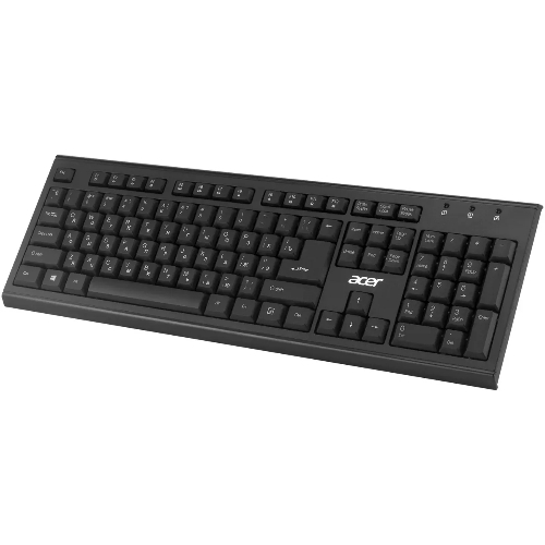 Комплект клавиатура+мышь Acer OKR120 беспроводной, USB, 1600 DPI, чёрный