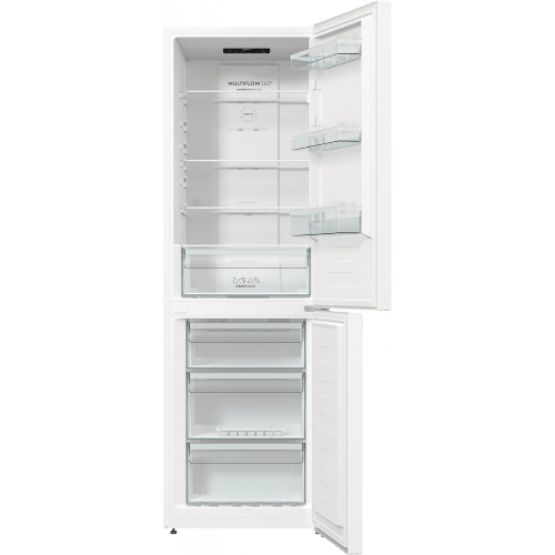 Холодильник Gorenje NRK619EEW4 белый двухкамерный 203/99л морозилка снизу, No Frost