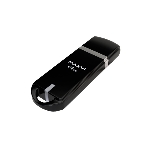 Флешка USB R/W Maxvi P3 64Gb USB 2.0 black, монолит с колпачком, ABS пластик