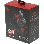 Гарнитура Bloody G220 чёрный, проводная, подсветка