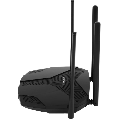 Двухдиапазонный роутер MERCUSYS MR80X AX3000 Wi-Fi 6, до 574 Мбит/с на 2,4 ГГц + до 2402 Мбит/с на 5 ГГц,4 фиксированные внешние антенны, 3 гигабитных порта LAN, 1 гигабитный порт WAN