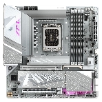 Материнская плата Gigabyte Z890M AORUS ELITE WIFI7 ICE, LGA 1851, Intel Z890, 4xDDR5, 4xSATA, 3xM.2, 1xPCIe 4.0 x4, 1xPCIe 5.0 x16, 1xDP, 1xUSB-C, 1x 2.5Gb LAN, 1xUSB-A 3.2 Gen 2, 4xUSB-A 3.2 Gen 1, 2x3.5 мм, TOSLINK, 7.1, 1xUSB4, mATX