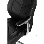 Кресло Бюрократ Zen/Black черный, кожа