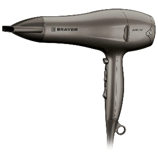 Фен BRAYER BR3006 коричневый, 2200 Вт