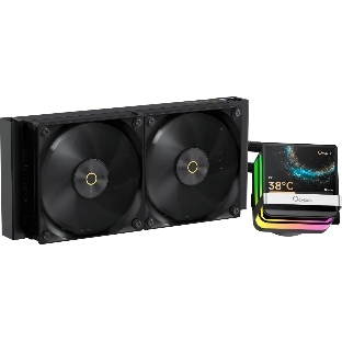 Система охлаждения Ocypus Sigma L24 PRO BK IPS Display/черный/290W/All Intel/AMD AM*/Screws