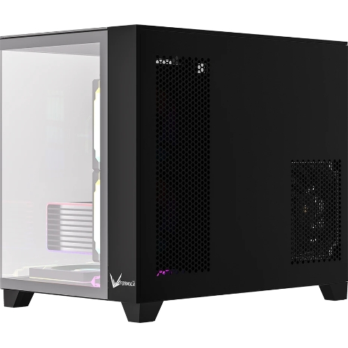 Компьютерный корпус AeroCool/Formula Crystal Z9ML Floe черный без БП mATX 4x120мм 2xUSB 3.0 audio bott PSU