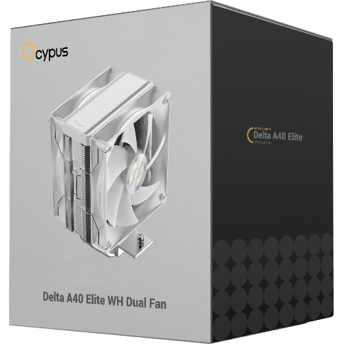 Кулер для процессора Ocypus Delta A40 Elite WH Dual Fan (Delta-A40-WH2NNWN00X-GL)