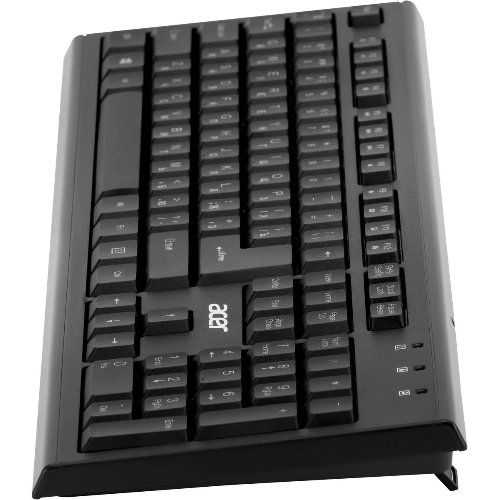 Комплект клавиатура+мышь Acer OKR120 беспроводной, USB, 1600 DPI, чёрный