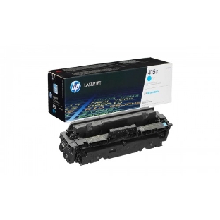Картридж лазерный Cartridge HP 415X для LJ Pro M454/MFP M479/M480f, голубой (6 000 стр.) (желтая упаковка)