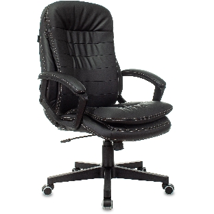 Кресло Бюрократ T-9950LT/BLACK черный, экокожа