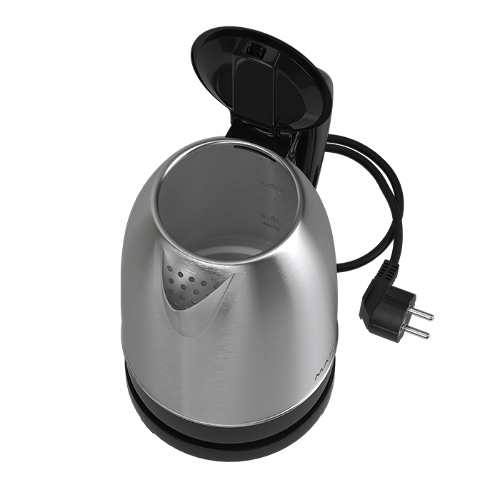 Чайник электрический Maxvi KE1721S silver-black