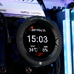 Система жидкостного охлаждения Thermalright Core Vision 360 (360mm, LED, Black, ARGB/Fans: 3x120mm, 72.37CFM, 27.7dBA, 2000RPM/Pump height 66mm, Rad thickness 27mm/S: 1700, 1200, 1851, 115X, 2011, 2066, AM5, AM4)